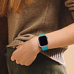 Alogy Alogy Etui do smartwatcha nakładka ze szkłem do Watch 4/5/6/SE 40mm Czarna uniwersalny 5