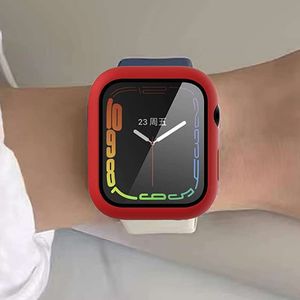 Alogy Alogy Etui do smartwatcha nakładka ze szkłem do Watch 4/5/6/SE 40mm Czarna uniwersalny 6