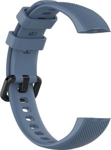 Alogy Alogy Pasek do smartwatch gumowy do Honor Band 4/5 Grafitowy uniwersalny 4