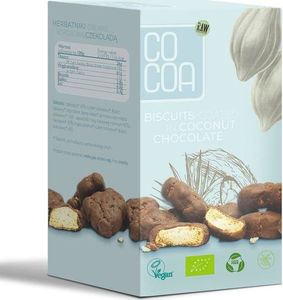 Cocoa HERBATNIKI MINI W CZEKOLADZIE KOKOSOWEJ BIO 80 g - COCOA 1