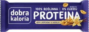 Dobra Kaloria Baton proteinowy masło orzechowe z wanilią 45g Dobra Kaloria 1