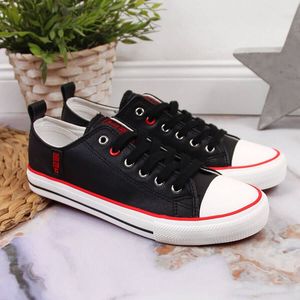 Big Star Trampki niskie ekoskóra czarne Big Star JJ274129 38 2