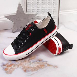 Big Star Trampki niskie ekoskóra czarne Big Star JJ274129 38 3