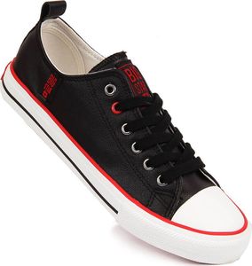 Big Star Trampki niskie ekoskóra czarne Big Star JJ274129 38 5