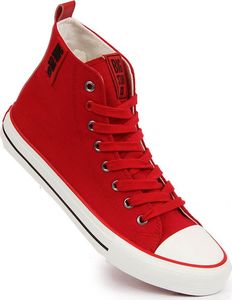Big Star Trampki za kostkę tekstylne czerwone Big Star JJ274128 41 5