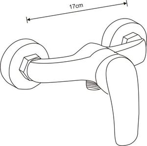 Mexen Mexen Fabia DB72 bateria prysznicowa z zestawem prysznicowym, chrom - 74654DB72-00 2