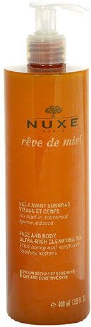 Nuxe Reve de Miel Face And Body Rich Cleansing Gel Żel do mycia twarzy 400ml 1