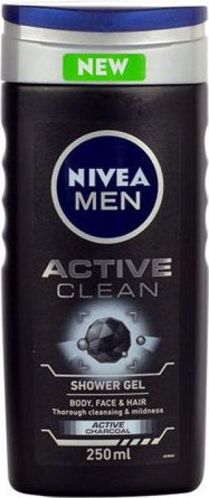 Nivea Men Active Clean Shower Gel Żel pod prysznic 250ml 1