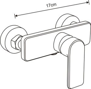 Bateria prysznicowa Mexen Cetus czarny 2