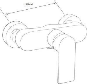 Bateria prysznicowa Mexen Mexen Royo bateria prysznicowa, czarna - 72240-70 2