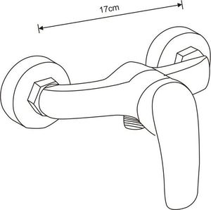 Bateria prysznicowa Mexen Fabia czarny 2