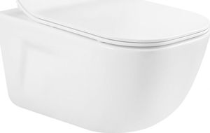 Miska WC Mexen Mexen Margo miska wc Rimless z deską wolnoopadającą slim, duroplast, biała - 30420800 1