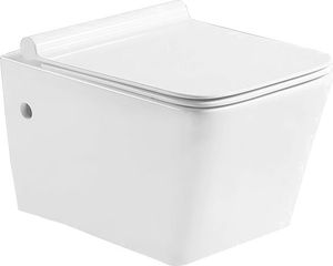 Miska WC Mexen Mexen Cube miska wc Rimless z deską wolnoopadającą slim, duroplast, biała - 30924000 1