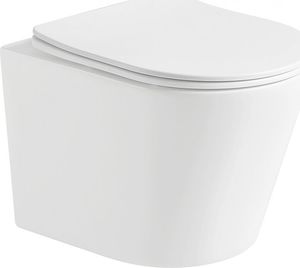 Miska WC Mexen Mexen Rico miska wc Rimless z deską wolnoopadającą slim, duroplast, biała mat - 30724001 1