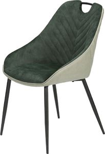 Selsey SELSEY Krzesło tapicerowane Paciterte zielone 1