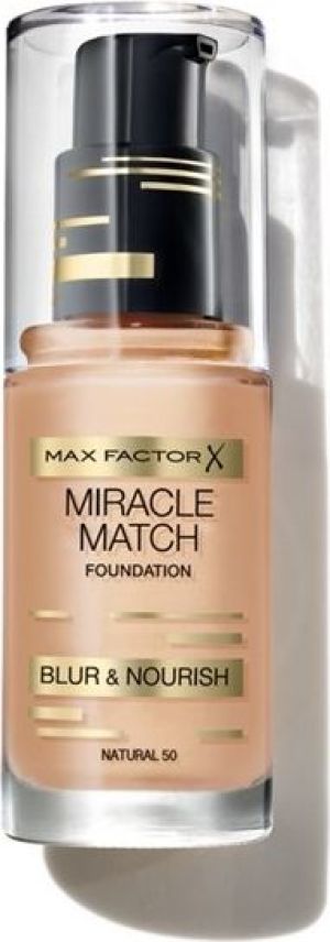 MAX FACTOR Miracle Match Foundation Podkład 50 Natural 30ml 1