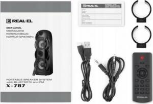 Głośnik Real-El X-787 czarny (EL121600008) 5