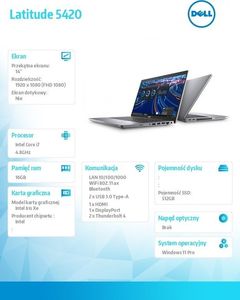 Laptop Dell Latitude 5420 (N028L542014EMEA_OfficeH&B2019) 3