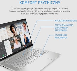 Laptop HP HP ENVY 15 x360 FHD i7-1165G7 16GB 1TB SSD MX450 Win10 13