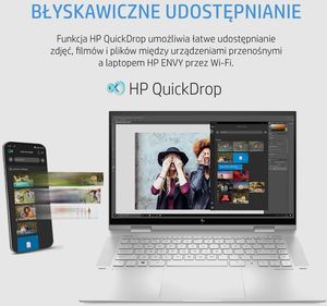 Laptop HP HP ENVY 15 x360 FHD i7-1165G7 16GB 1TB SSD MX450 Win10 17
