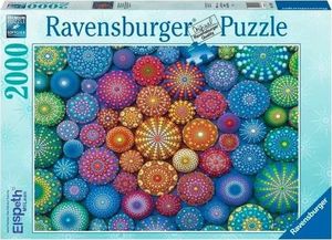 Ravensburger Puzzle 2000el Tęczowe mandale 171347 RAVENSBURGER 1