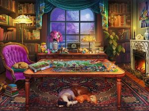 Ravensburger Puzzle 750el 164448 Pokój fana puzzli RAVENSBURGER 2