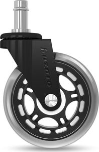 Huzaro kółka do fotela Casters 2.0 Black 2