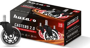 Huzaro kółka do fotela Casters 2.0 Black 3