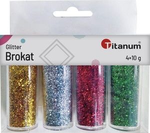 Titanum Brokat sypki mix 4 kolory 1
