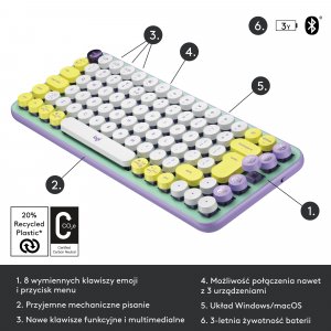 Klawiatura Logitech POP Keys (920-010736) 6