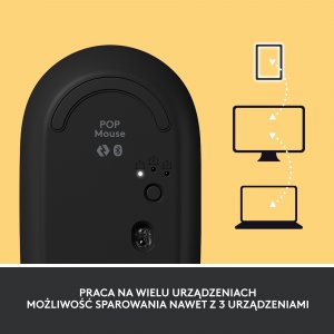 Mysz Logitech POP Mouse Black & Yellow (910-006546) 8