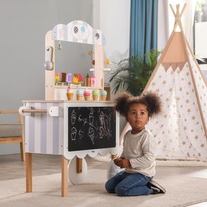 Viga Toys VIGA Sklep Moblilny Lodziarnia Cukiernia 3w1 7