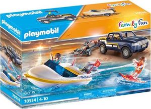 Playmobil Pojazd Terenowy i Łódź (70534) 1