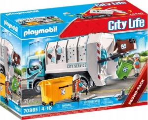 Playmobil Śmieciarka z Sygnałem Świetlnym (70885) 1