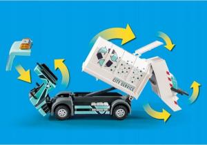 Playmobil Śmieciarka z Sygnałem Świetlnym (70885) 6