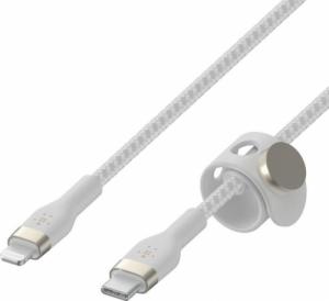 Kabel USB Belkin USB-C - Lightning 1 m Biały (CAA011BT1MWH) 1