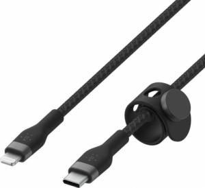 Kabel USB Belkin USB-C - Lightning 1 m Czarny (CAA011BT1MBK) 1