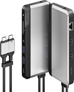 Stacja/replikator Alogic USB-C 10w1 (U2CSH-SGR) 2