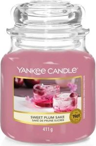 Yankee Candle Yankee Candle Sweet Plum Sake Słoik średni 411g 1