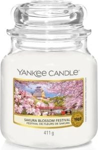 Yankee Candle Yankee Candle Sakura Blossom Festival Słoik średni 411g 1