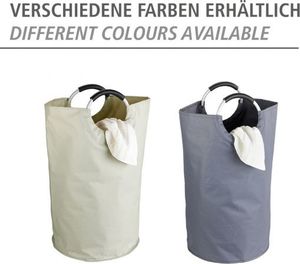 Kosz na pranie Wenko kosz na bieliznę Jumbo Stone 72 cm poliester biały 3