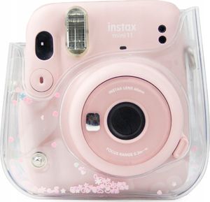 Pokrowiec LoveInstant Instax Mini 11 / Przezroczysty Fioletowe Cekiny 6