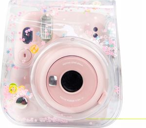 Pokrowiec LoveInstant Do Fujifilm Instax Mini 11 / Przezroczysty Różowe Cekiny 3