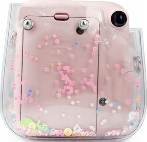 Pokrowiec LoveInstant Do Fujifilm Instax Mini 11 / Przezroczysty Różowe Cekiny 4