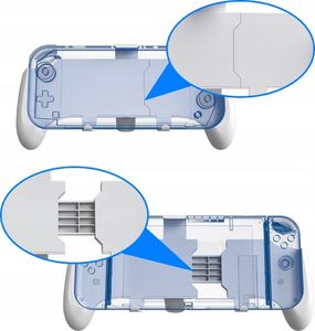 JYS uchwyt Grip na Nintendo Switch OLED / Lite biały 2
