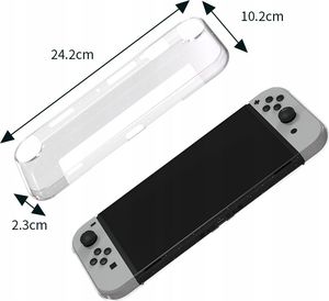 JYS Pokrowiec Case Etui Na Do Nintendo Switch Oled Przezroczysty 3