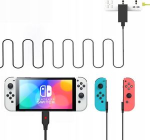 JYS kabel USB na USB-C + 2xJoy-Con do Nintendo Switch 4