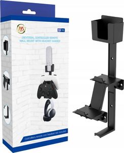 JYS wieszak ścienny 3w1 na akcesoria do konsol PS5, PS4, Xbox, Nintendo Switch 10