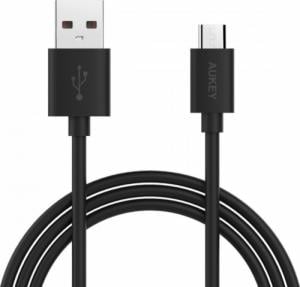 Kabel USB Aukey USB-A - microUSB 1 m Czarny (CB-D1) 1