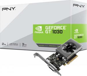 Karta graficzna PNY GeForce GT 1030 2GB DDR4 (VCG10302D4SFPPB) 1
